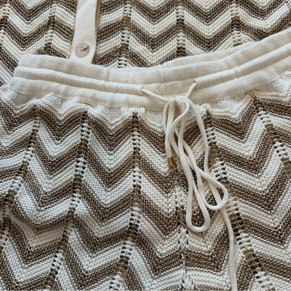 Petal and Pup Cherie Knit Shirt and Short Set Beach Swim Coverup Medium Runaway - Picture 11 of 16